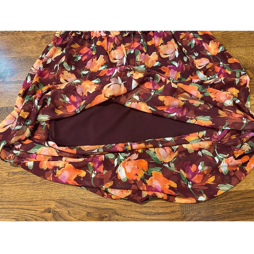 Vince Camuto Autumn Floral Chiffon Maxi Dress Size 12 NWT Wedding Guest Elegant - Picture 8 of 13